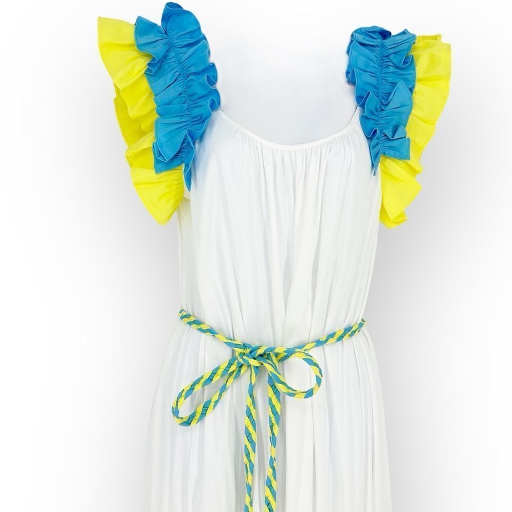 Alden Adair Womens Dress NWT Summer Cotton Bold Lilah Dress - Size M Colorful - Picture 3 of 11